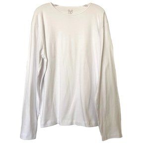 100% Cotton White Tee -- NO SHOW THRU -- NEW With Tags